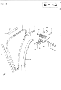 GSX400 Держатель направляющей