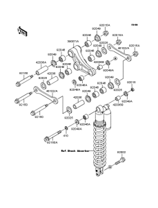 KX125 Задняя подвеска