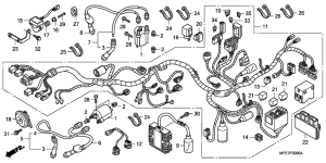 VT750C2 Harness wire