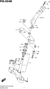 VZR1800 Steering Stem (Vzr1800Bzl7 E03)