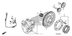 NT700V (ABS) Pulse generator + starting clutch