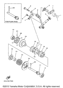 WR250Z Регулятор,вед .звезда
