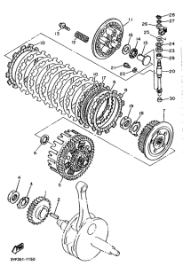 XTZ660 Сцепление