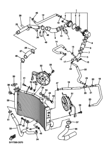 YZF-R1R ( RaceBase) Радиатор и шланг