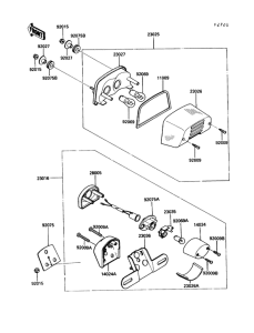 EN450 Taillight unit ass`y