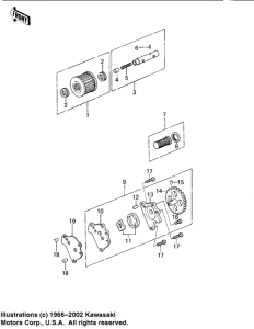 KL250 Насос масляный  / фильтр масляный