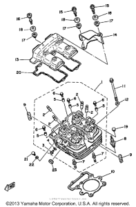 SRX250T Головка цилиндров