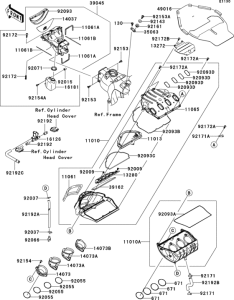 ZX1000 Air cleaner(1 / 2)