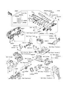 ZX600 Электрика
