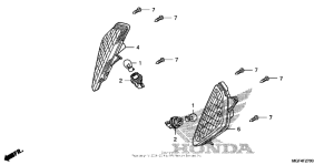 FSC600 (ABS) Задний фонарь