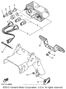 FZR1000WC Фонарь