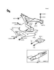 ZX400 Боковые обтекатели