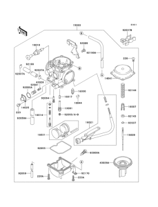 KLX300R Carburetor(1 / 2)