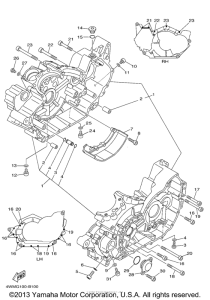 XV1600AR Картер двигателя