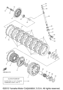 YZF-R1 Сцепление