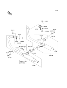 EJ400 Глушитель