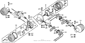 XL75 Задний фонарь