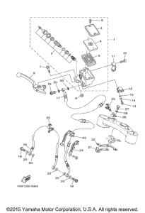 FZ07FCGY Главный тормозной цилиндр