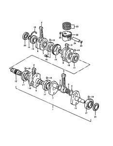 GS1000 Вал коленчатый