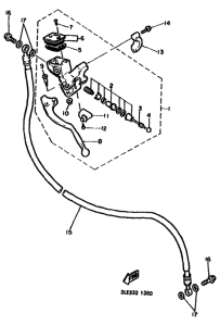 GTS1000A Передний торм. цилиндр 2