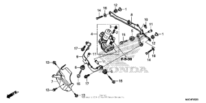 CBR600RR (ABS) Front power unit (cbr600ra)