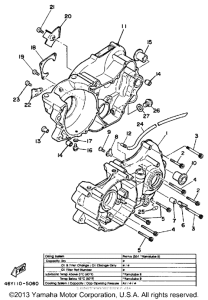 TY350N Картер двигателя