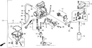 XR250R Карбюратор