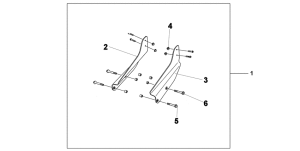 VTX1300S Bkrst mnt bkt