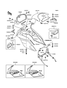 EX400 カウリング