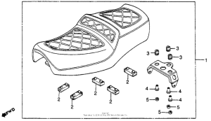 CM250 Сиденье