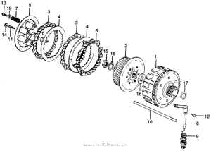 MR250 Сцепление