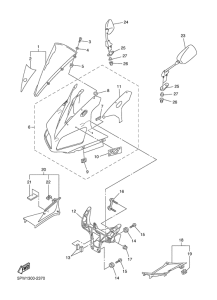 YZF-R1 Обтекатель 1