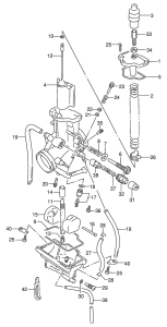 RG125 Carburetor assy