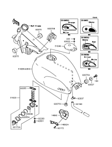 BJ250 Топливный бак