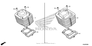 CRF80F Цилиндры
