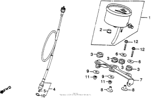 XR250R Спидометр