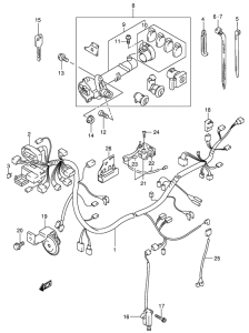 AN400 Жгут проводов