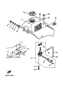 BW80 BW80U Tank fuel