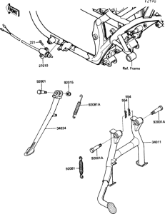 EN450 Подножка