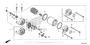 NC700X (DCT) Стартер