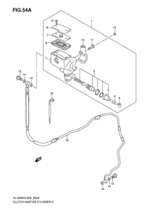 VL1500 Главный цилиндр сцепления