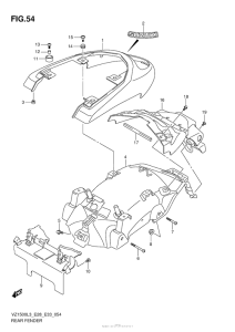 VZ1500 Задний бампер