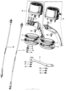SL350 Спидометр + тахометр