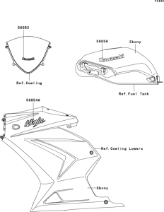 EX250 Decals(ebony)(jbf)