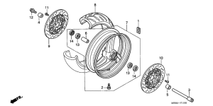VTR1000F Transom + tube