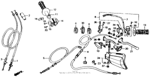 XR250R Рулевые переключатели