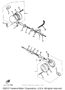 XV920RJ Поворотники