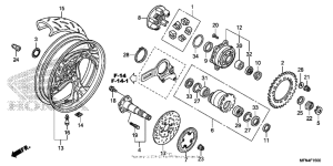CB1000R Переднее колесо