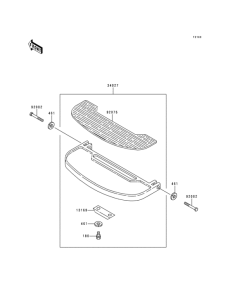 KZ1000 Подножки