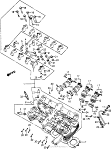 CB750 Головка цилиндров